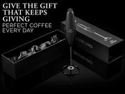 Zulay Kitchen Executive Series Milk Frother Wand - Upgraded & Improved Stand - Ideal Coffee Gift - Coffee Frother Handheld Foam Maker For Lattes - Electric Milk Frother Handheld For Cappuccino - Grill Parts America