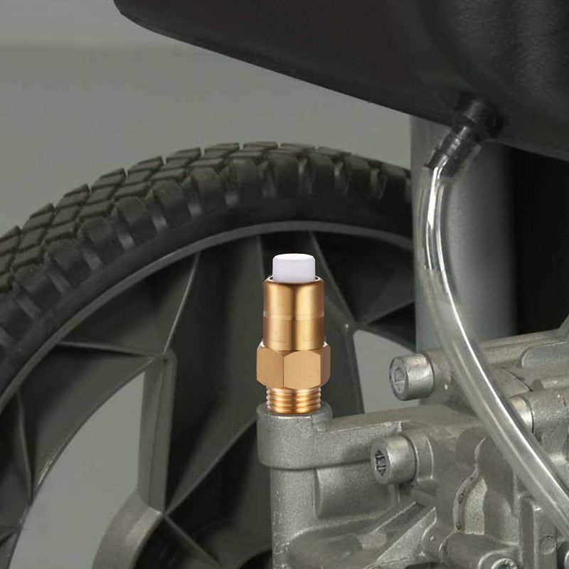 Hotop 2 Pieces 1/4 Inch Pressure Washers Replacement Thermal Release Valve, 678169004, Brass - Grill Parts America
