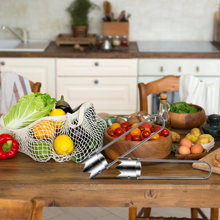 Red Bell Pepper Seed Corer, Apple Corer 304 Stainless Steel Fruit & Vegetable Corer, 2024 Upgraded Stainless Steel Fruite Corer Red Bell Peppers Cutter Pepper Seed Remover Tool (1Pcs) - Grill Parts America