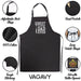 VAGAVY - Best Flippin Dad Ever Dad Apron with Pockets - Bottle Opener and Gift Box Included - Birthday, Father’s Day Grilling Gifts for Papa, Husband - Black Barbeque Apron for Daddy Men - Grill Parts America