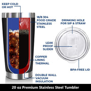NewEleven Fathers Day Gift For Dad - Cool Dad Gifts From Daughter - Unique Birthday Present Ideas For Dad, Father, Husband, Bonus Dad, Step Dad, New Dad From Daughter, Daughter In Law - 20 Oz Tumbler - Grill Parts America