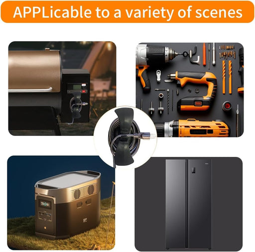 Magnetic Smoker Cord Holder, Universal Wood Pellet Grill Smoker Cord Organizer for Traeger/Z Grills/Pit Boss/Cuisinart/Damniss, Wood Pellet Grill Smoker Accessories - Grill Parts America