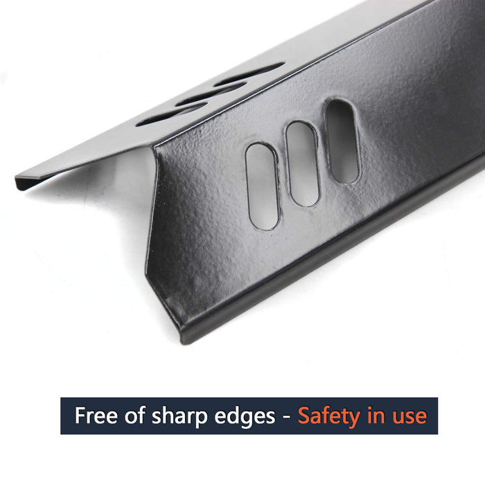 Hongso 15 Inch Porcelain Grill Heat Plates Shield Replacement for Dyna-glo DGF510SBP, DGF510SSP, Uniflame GBC1059WB, GBC1059WE-C, GBC1143W-C, Backyard GBC1460W, BY13-101-001-13 Gas Models, 5-Pack - Grill Parts America