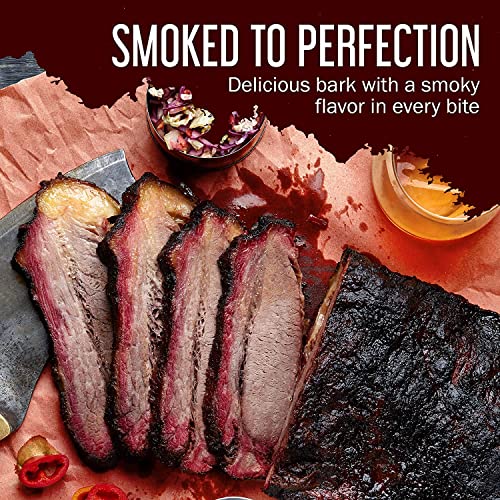 Bryco Goods Butcher Paper Roll - Peach Butcher Paper for Smoking Meat - Ideal for Smoking Meat - Unbleached Unwaxed Uncoated Kraft Paper - Butchers Paper Roll with Paper Dispenser Box - 18 In x 175 Ft - Grill Parts America