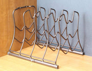 Deco Brothers Pan Organizer Rack for Kitchen Cabinet and Counter, Bronze - Grill Parts America