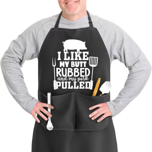 Funny BBQ Apron Gifts for Men, Hilarious Grill Chef Apron with Pockets, Adjustable Cooking Apron - Birthday & Fathers Day Gifts for Dad Husband Brother Boyfriend Grandpa - Grill Parts America