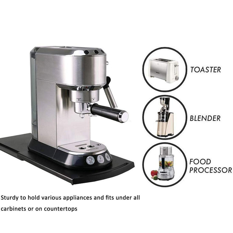 HauSun Handy Sliding tray Sliding Tray Mat for Coffee Maker,Kitchen Appliance Moving Caddy,Countertop Stoage for Air Fryer, Blender, Stand Mixer,Food Processors,2 Sets - Grill Parts America