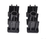 Weber Genesis II LX Caster Insert Kit, 2 Count, Black, Stainless Steel, Plate Mount, Genuine Weber Part, Complete Kit for Genesis II LX Caster Replacement - Grill Parts America