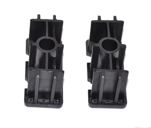 Weber Genesis II LX Caster Insert Kit, 2 Count, Black, Stainless Steel, Plate Mount, Genuine Weber Part, Complete Kit for Genesis II LX Caster Replacement - Grill Parts America