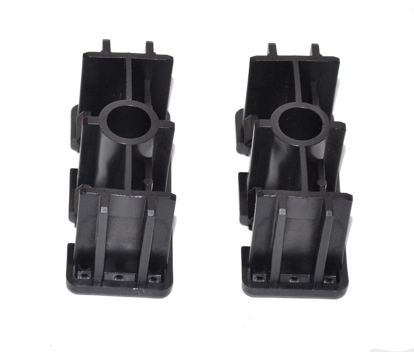 Weber Genesis II LX Caster Insert Kit, 2 Count, Black, Stainless Steel, Plate Mount, Genuine Weber Part, Complete Kit for Genesis II LX Caster Replacement - Grill Parts America