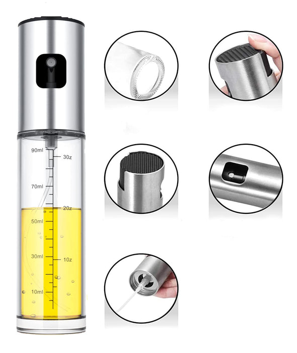 NIKKIER Oil Sprayer for Cooking,100ml Olive Oil Spritzer,Oil Sprayer for Air Fryer, Salad,BBQ,Roasting - Grill Parts America
