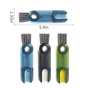 3 in 1 Cup Lid Gap Cleaning Brush Set, Multifunctional Insulation Bottle Cleaning Tools, Mutipurpose Tiny Silicone Cup Holder Cleaner, Home Kitchen Cleaning Tools - Grill Parts America