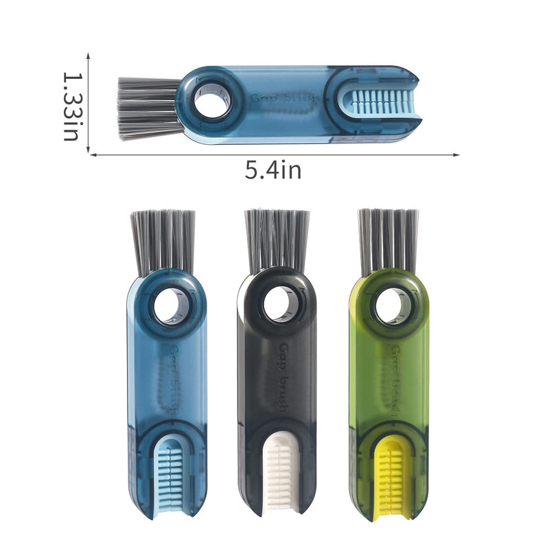 3 in 1 Cup Lid Gap Cleaning Brush Set, Multifunctional Insulation Bottle Cleaning Tools, Mutipurpose Tiny Silicone Cup Holder Cleaner, Home Kitchen Cleaning Tools - Grill Parts America
