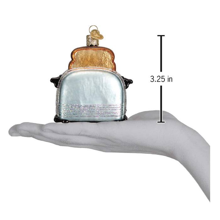 Old World Christmas Retro Toaster Glass Blown Ornament - Grill Parts America