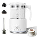 Electric Milk Frother, 4 in 1 Milk Frother and Steamer, Milk Steamer,16.9OZ/500ml Automatic Warm and Cold Foam Maker for Coffee,Latte, Cappuccino, Macchiato, Hot Chocolate, Dishwasher Safe (White) - Grill Parts America