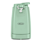 BELLA Electric Can Opener and Knife Sharpener, Multifunctional Jar and Bottle Opener with Removable Cutting Lever and Cord Storage, Stainless Steel Blade, Sage - Grill Parts America