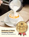 Electric Milk Frother, Latumab 4 in 1 Milk Steamer, 11.8oz/350ml Automatic Warm and Cold Foam Maker for Coffee, Latte, Cappuccino, Macchiato, Hot Chocolate, Ideal Gifts for Women, Girls - Grill Parts America