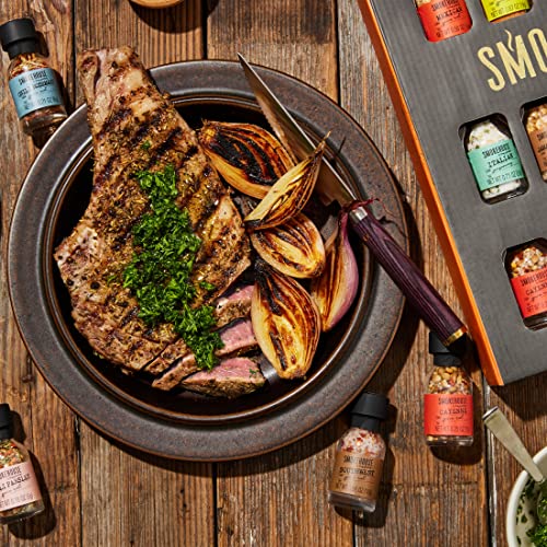 Smokehouse by Thoughtfully Ultimate Grilling Spice Set, Grill Seasoning Gift Set Flavors Include Chili Garlic, Rosemary and Herb, Lime Chipotle, Cajun Seasoning and More, Pack of 20 - Grill Parts America