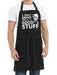 Kaidouma Funny Grill Aprons for Men - I Only Smoke the Good Stuff - Men’s Funny Chef Cooking Grilling BBQ Aprons with 2 Pockets - Birthday Father’s Day Christmas Gifts for Dad, Husband, Boyfriend, Him - Grill Parts America