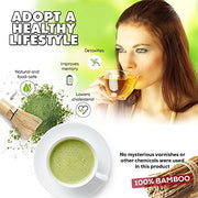 BambooWorx Matcha Whisk Set - Matcha Whisk (Chasen), Traditional Scoop (Chashaku), Tea Spoon. The Perfect Set to Prepare a Cup of Japanese Matcha Tea, Handmade from 100% Natural Bamboo - Grill Parts America