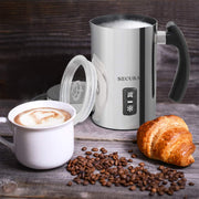 Secura Electric Milk Frother, Automatic Milk Steamer Warm or Cold Foam Maker for Coffee, Cappuccino, Latte, Stainless Steel Milk Warmer with Strix Temperature Controls - Grill Parts America