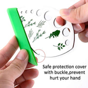 Herb Stripper, Jiaedge Green 9 holes Stainless Steel Kitchen Herbs Leaf Stripping Tool, Metal Herb Peeler for Kale, Collard Greens, Thyme, Basil, Rosemary Stripper - Grill Parts America