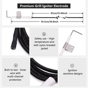 Grill Replacement Parts for Nexgrill 720-0925S, 720-0864, 720-0864M Models. Grill Heat Plates, Burner Tubes for BBQ PRO 3 Burner Grill 122.20148511.