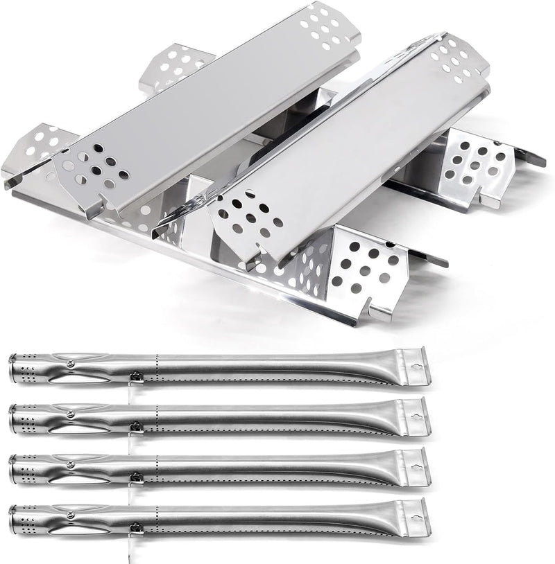 Replacement Parts for Nexgrill 720-0830X, Gas Burners and Flame Tamers Kit Replacement for Nexgrill 4 Burner 720-0830X Gas Grill