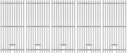 16517 Grill Grates Replacement Parts for Bull Grill Parts 5 Burner Brahma 30 Inch 57568 57569 57568CE 57569CE 57568AGA 57569AGA Lion Premuim L90000 40 Inch Stainless Steel Cooking Grate 5 Pcs