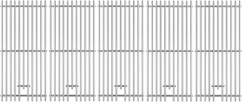 16517 Grill Grates Replacement Parts for Bull Grill Parts 5 Burner Brahma 30 Inch 57568 57569 57568CE 57569CE 57568AGA 57569AGA Lion Premuim L90000 40 Inch Stainless Steel Cooking Grate 5 Pcs