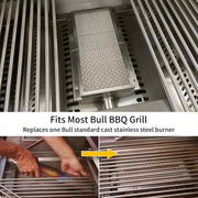 20505 Infrared Searing Burner for Bull Grill Replacement Parts for Bull Angus Brahma Lonestar Outlaw Renegade Bullet and Premium 7 Burner Grill Sear Burner for Bull BBQ Grill Accessories