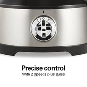 Hamilton Beach Food Processor & Vegetable Chopper for Slicing, Shredding, Mincing, and Puree, 10 Cups + Easy Clean Bowl Scraper, Black and Stainless Steel (70730) - Grill Parts America