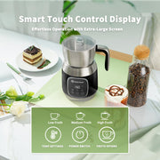 Maestri House Milk Frother, 21OZ Variable Temp and Froth Thickness Milk Frother and Steamer, Smart Touch Control Milk Warmer, Dishwasher Safe, Memory Function for Latte Cappuccino Hot Chocolate - Grill Parts America
