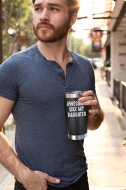 NewEleven Fathers Day Gift For Dad - Cool Dad Gifts From Daughter - Unique Birthday Present Ideas For Dad, Father, Husband, Bonus Dad, Step Dad, New Dad From Daughter, Daughter In Law - 20 Oz Tumbler - Grill Parts America