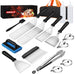 Blackstone Griddle Accessories Kit,16pcs Flat Top Grill Accessories Set for Blackstone and Camp Chef with Spatula,Scraper,Griddle Cleaning Kit &Carry Bag,Great for Outdoor BBQ & Teppanyaki and Camping - Grill Parts America