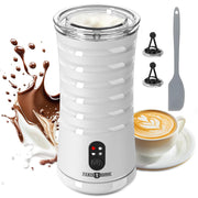 Paris Rhône Milk Frother, Upgraded 4-in-1 Milk Steamer and Frother, Hot & Cold Foam Maker and Milk Warmer with Temperature Control, Auto Shut-Off, Frother for Coffee, Latte, Cappuccino, Macchiato - Grill Parts America