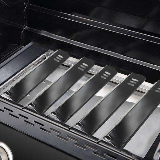 Hongso 15 Inch Porcelain Grill Heat Plates Shield Replacement for Dyna-glo DGF510SBP, DGF510SSP, Uniflame GBC1059WB, GBC1059WE-C, GBC1143W-C, Backyard GBC1460W, BY13-101-001-13 Gas Models, 5-Pack - Grill Parts America