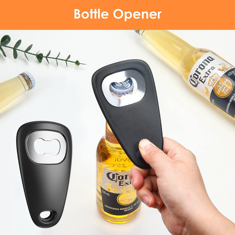 Pisol Kitchen Unique Gadgets Set 6 Pieces, Space Saving, Cheese Grater, Bottle Opener, Fruit Vegetable Peeler, Pizza Cutter, Garlic Ginger Grinder, Herb Stripper Gift Set - Grill Parts America