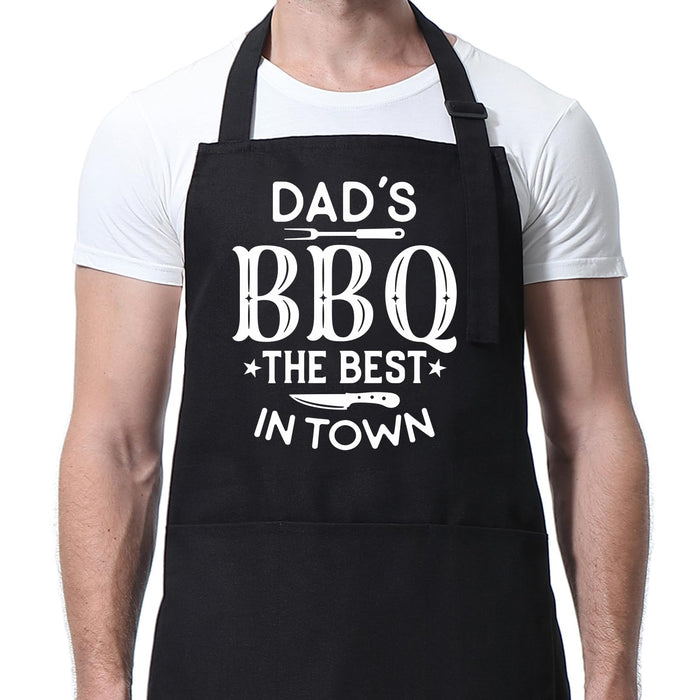 Fairy's Gift Funny Dad Apron, Grill Apron for Dad, BBQ Aprons for Men, Grilling Apron with 3 Pockets, Dad Grilling Gifts from Daughter Son - Fathers Day, Birthday, BBQ Gifts for Dad, Step Dad, Daddy - Grill Parts America