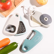 Kitchen Gadgets Set 5 Pieces, Stackable Cooking Tools Space Saving for Small Kitchen, Accessories for RV Camper Inside Dishwasher Safe (Blue) - Grill Parts America