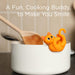 Cat Funny Spoon Rest Silicone Utensil Rest - Pot Spoon Holder for Pot - Food Grade Silicone Utensil Holder Kitchen Gadget - Fun, Cute & Silly Orange Cat Design - Super Fun! - Grill Parts America