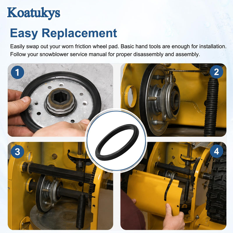 Koatukys 2-piece 935-04054 735-04054 friction wheel set for patio equipment