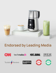 Dreo BaristaMaker Milk Frother, All-in-1, 27oz/800ml Hot/Cold Electric Foam Maker for Coffee, Latte Art-level Microfoam, Automatic Milk Warmer, Dairy/Plant-Based Milk, 30+ Drinks, Dishwasher Safe - Grill Parts America