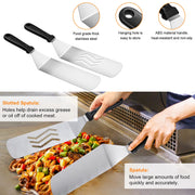 Blackstone Griddle Accessories Kit,16pcs Flat Top Grill Accessories Set for Blackstone and Camp Chef with Spatula,Scraper,Griddle Cleaning Kit &Carry Bag,Great for Outdoor BBQ & Teppanyaki and Camping - Grill Parts America