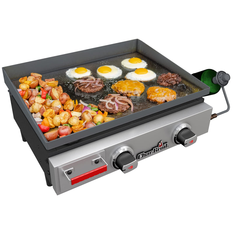 Char-Broil Convective 2-Burner Table Top Propane Gas Griddle - 463614023 - Grill Parts America