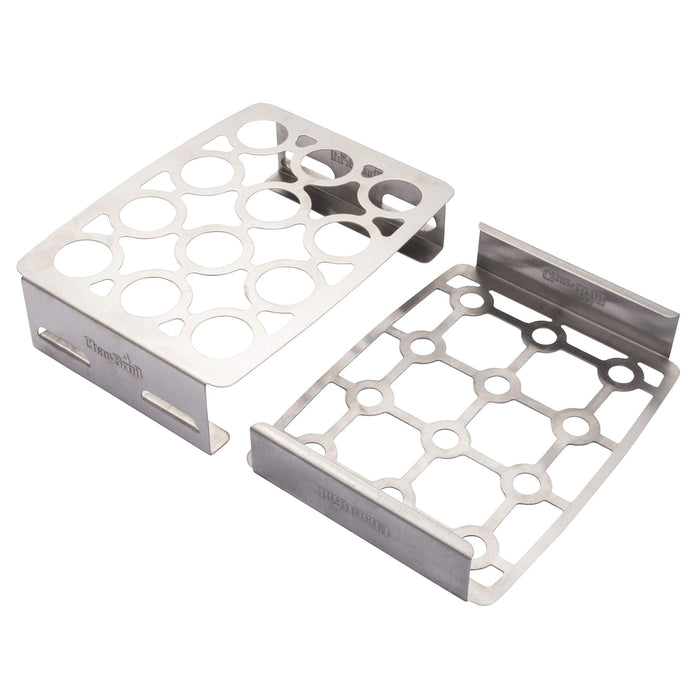 Char-Broil 6449407R04 Grill Plus Double Pepper Roaster, Stainless - Grill Parts America