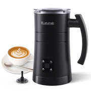 Electric Milk Frother, Latumab 4 in 1 Milk Steamer, 11.8oz/350ml Automatic Warm and Cold Foam Maker for Coffee, Latte, Cappuccino, Macchiato, Hot Chocolate, Ideal Gifts for Women, Girls - Grill Parts America