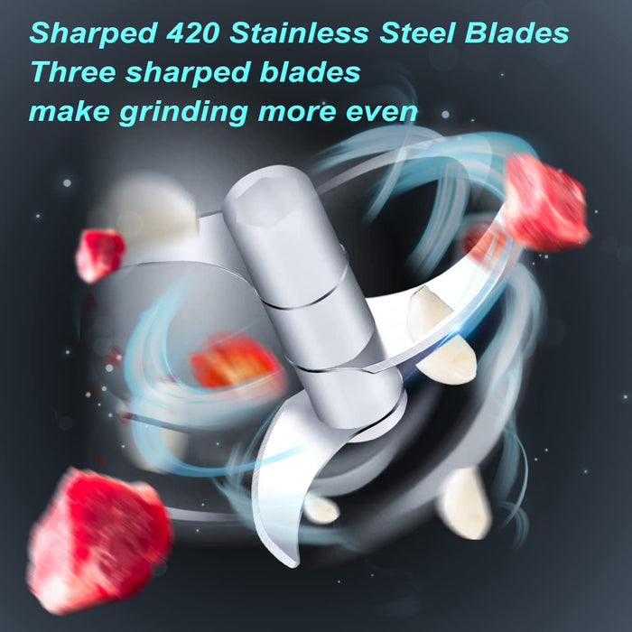 Vegetable Chopper, Electric Garlic Chopper, USB Rechargeable Mini Chopper, Powerful Small Food Processor, Blender to Vegetable, Wireless Food Chopper for Ginger, Chili, Fruit, Meat, etc（250ML） - Grill Parts America