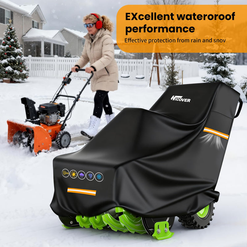 1200D Snowblower Covers Heavy Duty Waterproof,zipper for easy access