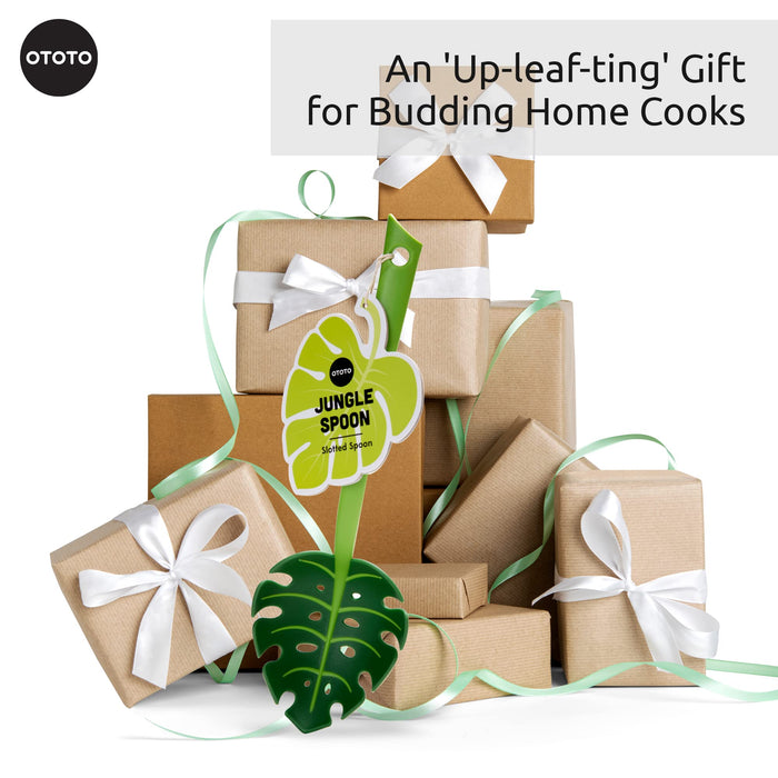 Jungle Spoon Monstera Ladle by OTOTO - BPA-Free Kitchen Spoon High Heat Resistant Nylon Spoon for Cooking for Nonstick Cookware Kitchen Tools & Utensils Spoon, Casserole Spoon - Grill Parts America